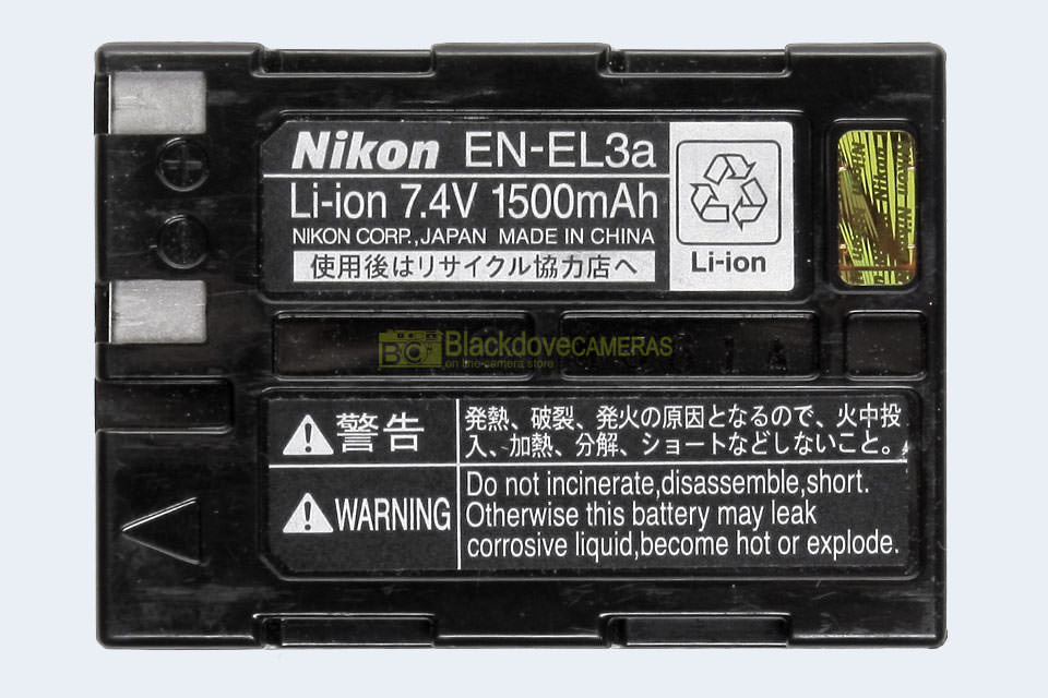 For Nikon  D70 & D70s Nikon EN-EL3a Li-ion 7.4V 1500mAh Rechargeable Battery 