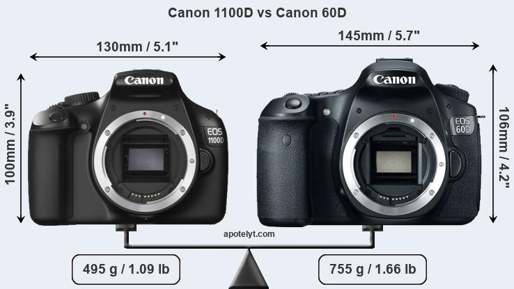 Canon 1100D Canon 60D Comparison Review