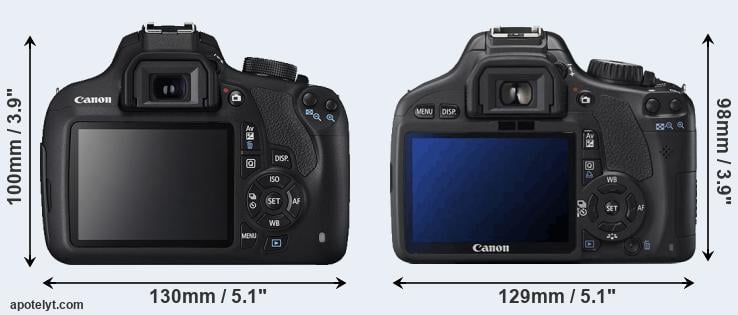berouw hebben Kreek garen Canon 1200D vs Canon 550D Comparison Review