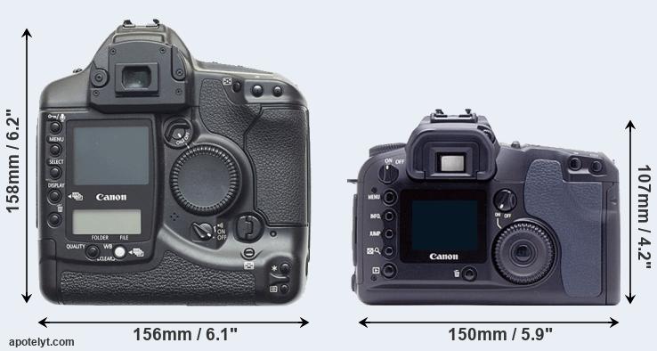 Canon 1D vs Canon D60 Comparison Review