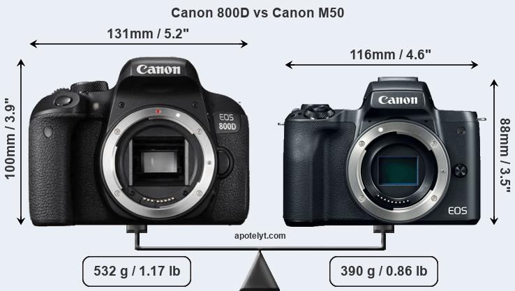 Canon vs M50 Comparison
