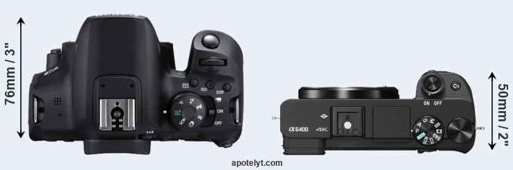 Canon EOS 90D Sony Alpha a6400