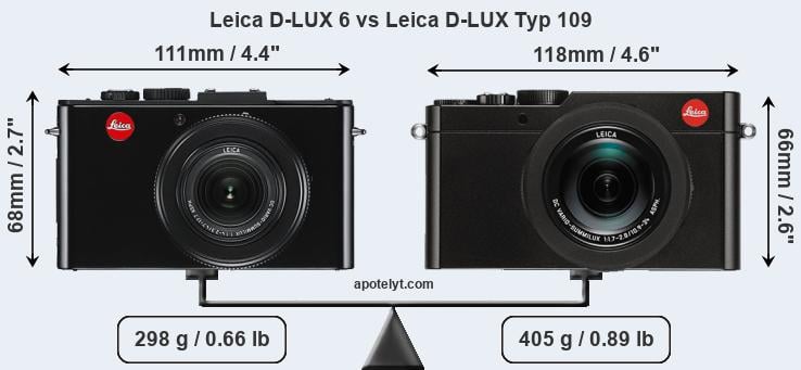 prins Bijlage Haiku Leica D-LUX 6 vs Leica D-LUX Typ 109 Comparison Review