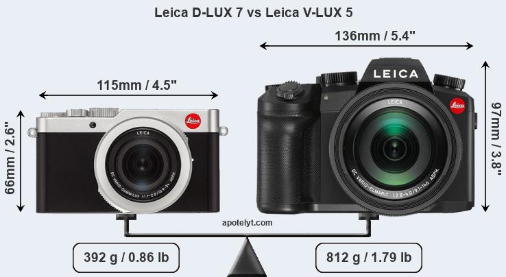 Leica D-LUX 5 vs Leica V-Lux 3 Detailed Comparison