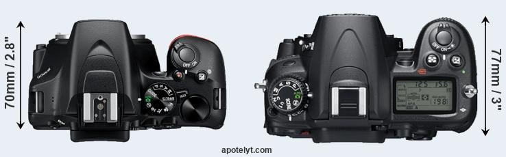 Nikon D7500 vs Nikon D3500