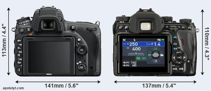 Teaching Government ordinance Piglet Nikon D750 vs Pentax K-1 II Comparison Review