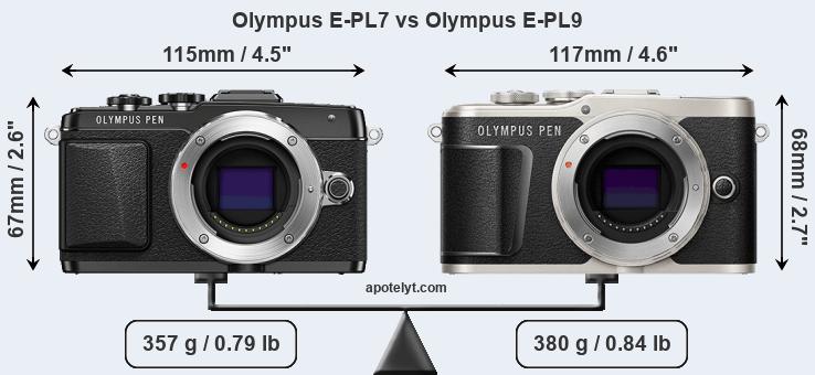 Olympus E-PL7 vs Olympus E-PL9 Comparison Review