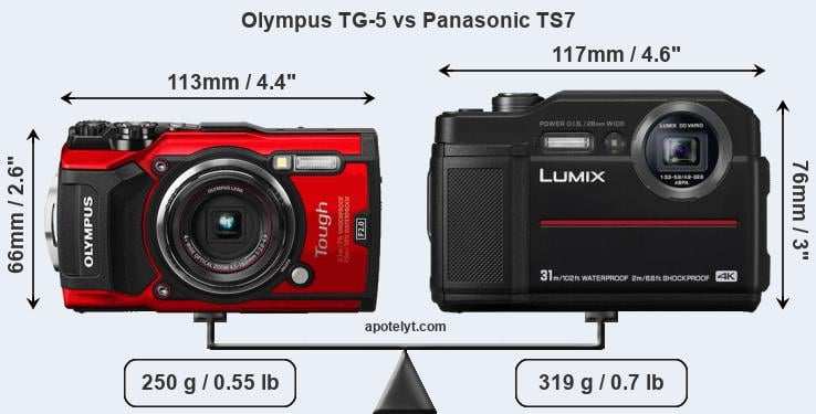 Promoten Shuraba Vaardig Olympus TG-5 vs Panasonic TS7 Comparison Review