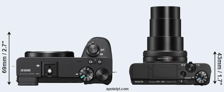 Sony A6600 vs Sony RX100 VII Comparison Review