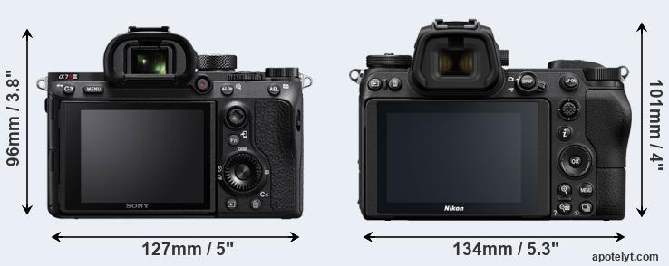 sony a7r iii vs nikon z6