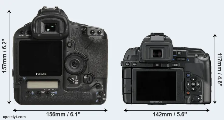 Comparison 1D Mark III or E-5 rear
