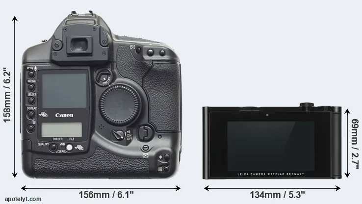 Comparison 1D or TL rear