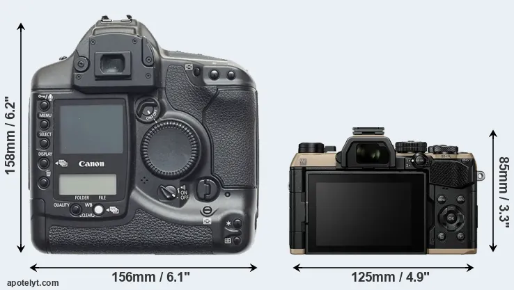 Comparison 1D or OM-5 II rear