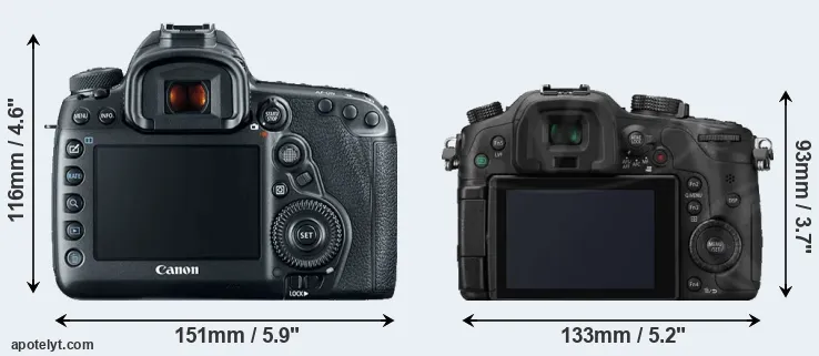 Comparison 5D Mark IV or GH3 rear