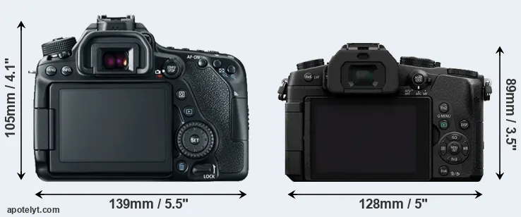 Comparison 80D or G80 rear