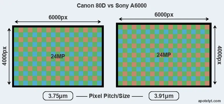 80D versus A6000 MP