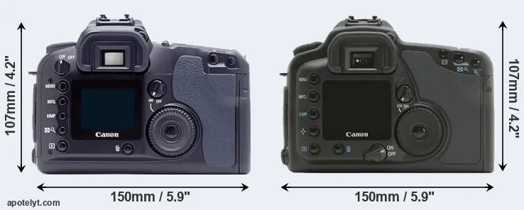 Comparison D60 or 10D rear