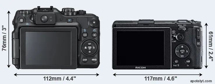 Comparison G12 or GR rear