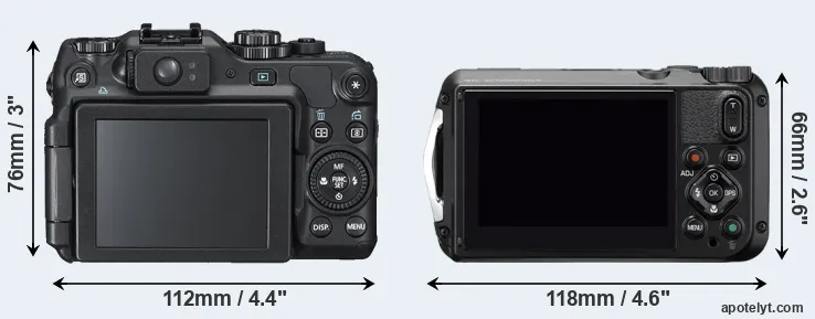 Comparison G12 or WG-6 rear