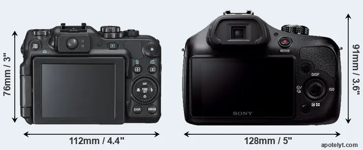 Comparison G12 or A3000 rear