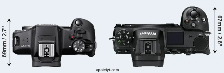 Compare R100 versus Z7 top