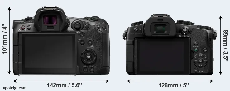 Comparison R5 C or G80 rear