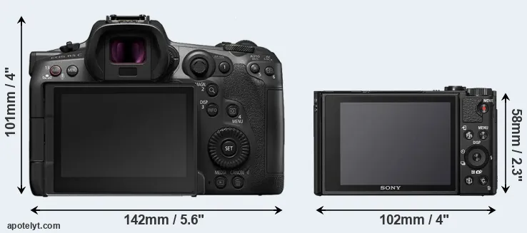 Comparison R5 C or HX99 rear