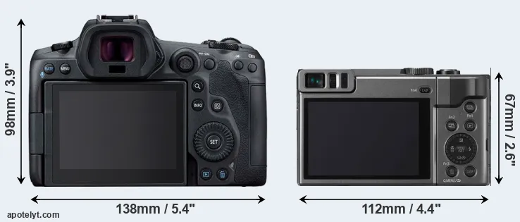 Comparison R5 or ZS70 rear