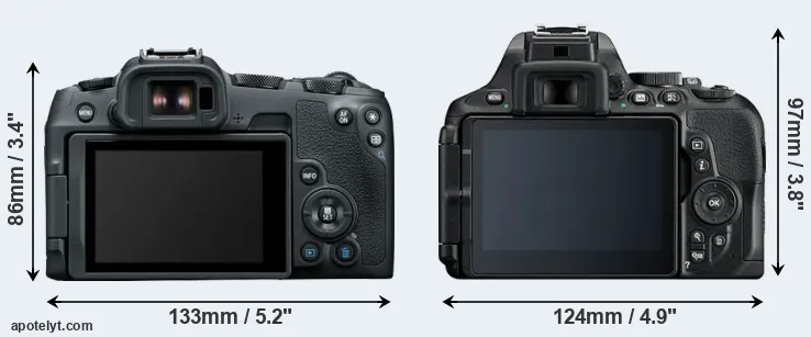 Comparison R8 or D5600 rear