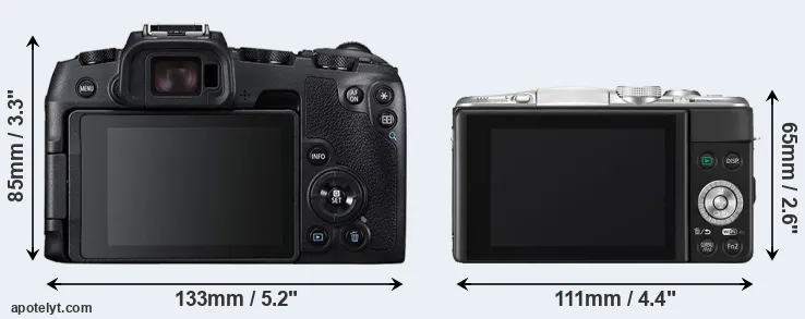 Comparison RP or GF6 rear