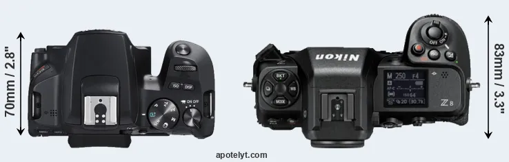 Compare SL3 versus Z8 top