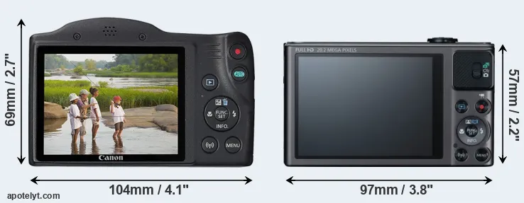 Comparison SX430 or SX620 rear