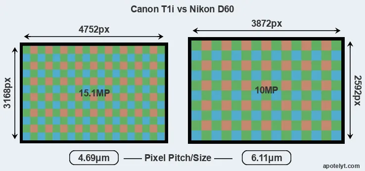 T1i versus D60 MP