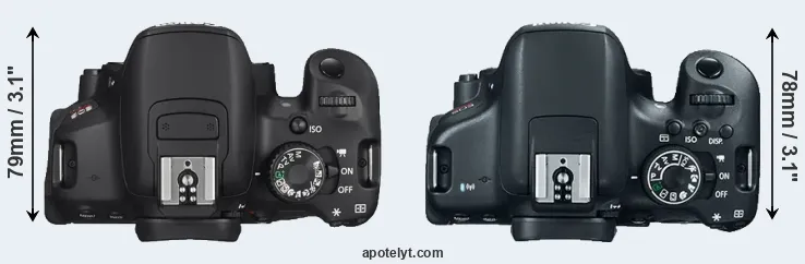 Compare T4i versus T6i top