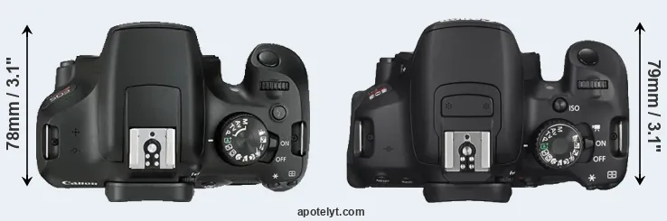 Compare T6 versus T4i top