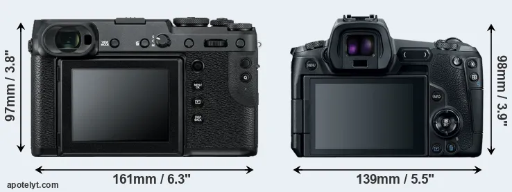 Comparison GFX 50R or Canon R rear