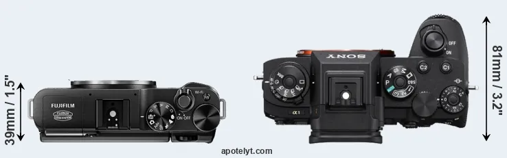 Compare X-M1 versus A1 top