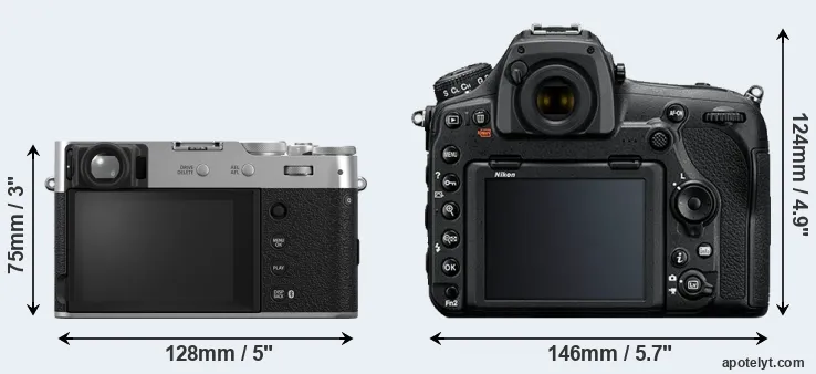 Comparison X100VI or D850 rear