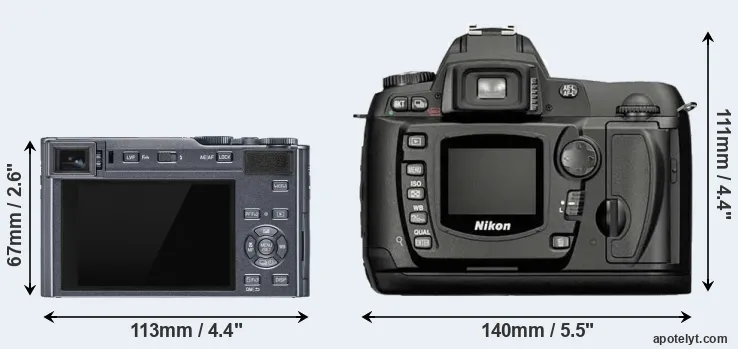 Comparison C-LUX or D70 rear