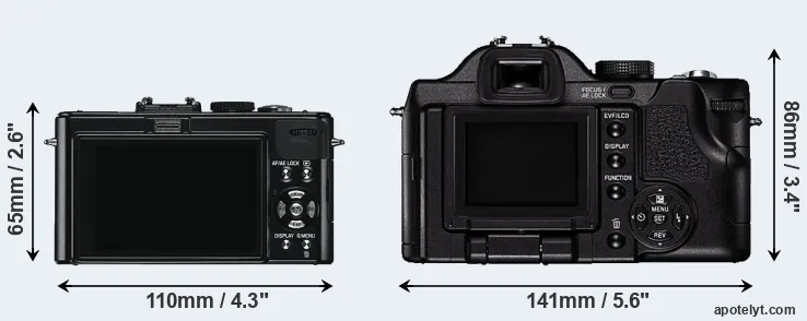 Comparison D-LUX 5 or V-LUX 1 rear