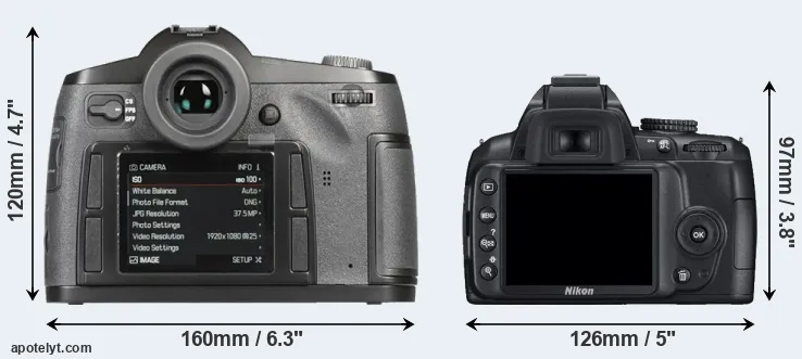 Comparison S-E Typ 006 or D3000 rear