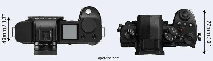 Compare Leica SL2 versus G90 top