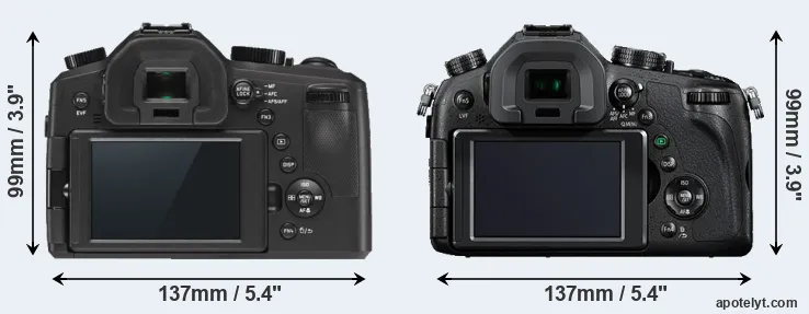 Comparison V-LUX Typ 114 or FZ1000 rear