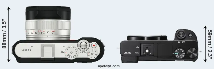 Compare X-U Typ 113 versus A6100 top