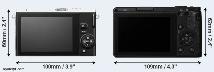 Comparison J4 or GR III rear