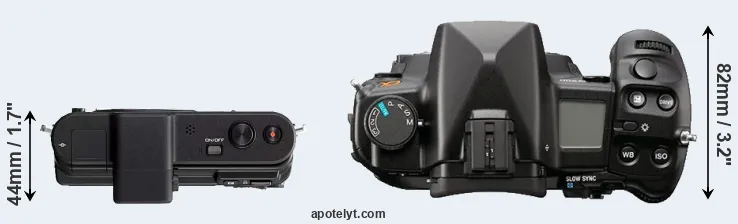 Compare V1 versus A900 top