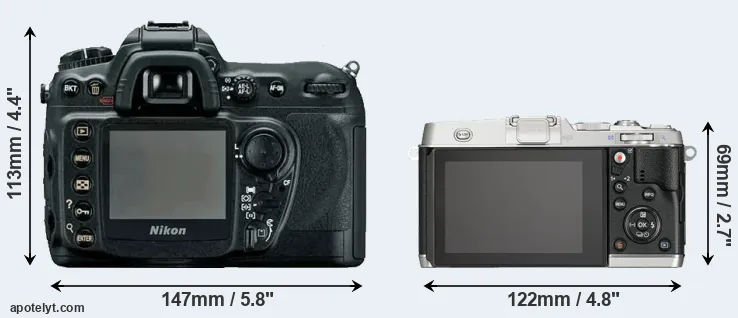Comparison D200 or E-P5 rear