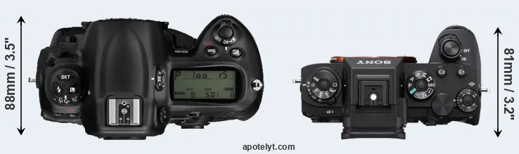 Compare D3 versus A1 top