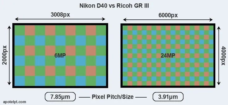 D40 versus GR III MP
