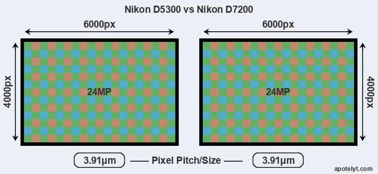 D5300 versus D7200 MP